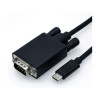 Kabel USB-C - VGA , M/M, 1.0m, crni - AKCIJA !!